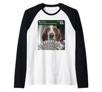 Basset Hound c'è Movimento alla Tua Porta di casa Cane Sciocco Maglia con Maniche Raglan