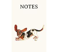 Basset Hound Cream Notebook: Dog, Dogs, Dog Lover, Notes, Journal, Exercise Book, Composition Notebook, Gift, Birthday, Christmas, Dog Show, Stocking ... Hound Dog, Watercolour, 120 pages, Paperback