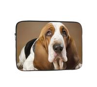 Basset Hound - Custodia per computer portatile da 13 pollici, impermeabile, leggera, per computer portatile