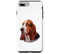 Basset Hound Dog Lover Cute Pet ritratto regalo Custodia per iPhone 7 Plus/8 Plus
