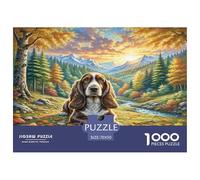 Basset Hound Jigsaw Puzzle Impossibili 1000Pcs Decorazione Per La Casa. Giochi Rilassamento E Intelligence Per Adulti E Bambini Da 12 Anni 70x50cm/1000pcs
