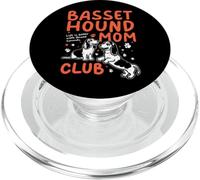 Basset Hound Mom Club La vita è migliore con Basset Hounds Dog PopSockets PopGrip per MagSafe
