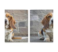 Basset Hound Porta passaporto ultra sottile in pelle PU organizer per documenti da viaggio compatto premium internazionale per passaporto americano copertura per donne e uomini