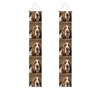 Basset Hound Portico Banner Appeso Porta Banner Buon Compleanno Portico Segno Festa Banner Foto Sfondo Porta d'ingresso Segni Per Benvenuto Vacanze Party Indoor Outdoor Decor