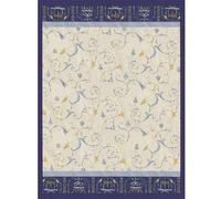 Bassetti 9278099 Granfoulard - Plaid Oplontis V9N, Misura: 180 x 250 cm, Colore: Blu