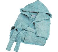 Bassetti Accappatoio 100% Spugna di Puro Cotone Tinta Unita Lungo con Cappuccio e Tasche Altamente Assorbente Adulto Unisex Vari Colori e Taglie da S a 5XL