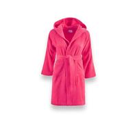 Bassetti Accappatoio Bambini spugna 100% cotone con cappuccio tasche e cintura grammatura 360gr (5/6 Anni, 0-Ciclamino)