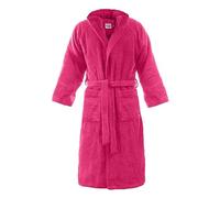 Bassetti Accappatoio Bambino Bambina in Spugna | Accappatoio Bimba Bimbo con Cappuccio 100% Cotone (Ciclamino K1, 5/6 anni)