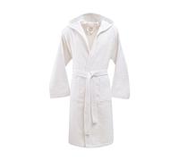 Bassetti Accappatoio Bianco Uomo Donna con Cappuccio Taglia S Spugna di Puro Cotone 360gr/m²
