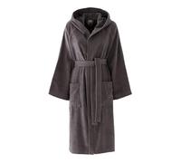 Bassetti ACCAPPATOIO CON CAPPUCCIO, FUMO, 100% COTONE, taglia XL