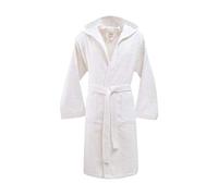 Bassetti Accappatoio con Cappuccio in Cotone Uomo Donna Made in Italy Disponibile in Varie Taglie e Colori (Bianco, Taglia 4-XL)