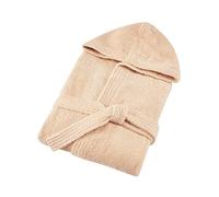 Bassetti Accappatoio Donna Uomo in Spugna | Accappatoio Adulti Uomo Donna con Cappuccio 100% Puro Cotone | Accappatoio Adulti Donna Uomo 360 g/m² (Avorio 30, XL)