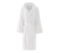 Bassetti ACCAPPATOIO JUNIOR CON CAPPUCCIO, BIANCO, 100% COTONE, 10-12 ANNI BAMBINO