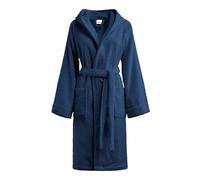 Bassetti Morbido Accappatoio 400 gr con Cappuccio 100% Cotone Uomo Donna Spugna Taglie Forti - ITALY Designed - Collezione MONIQUE - Nuovo (BLU DC - L)