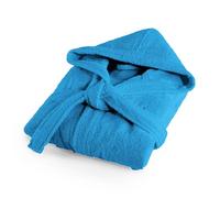 Bassetti, Accappatoio, Spugna 100% Cotone Pettinato, 360gsm, 54 cm x 56 cm, Taglia XL, Tinta Unita, OCEANO