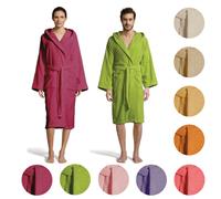 BASSETTI Accappatoio Unisex 360 gr Vivian 100% Cotone con Cappuccio e Cintura
