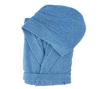 Bassetti Accappatoio viaggio in microspugna 280 gr/mq azzurro