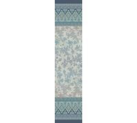 Bassetti AGRIGENTO Foulard in 100% cotone, colore azzurro C1, dimensioni: 270 x 270 cm -9325934