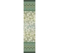 Bassetti AGRIGENTO Foulard in 100% cotone, colore verde oliva V1, dimensioni: 350 x 270 cm -9325952