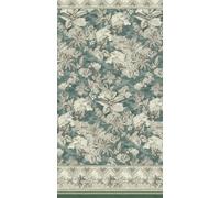 Bassetti BOLI Foulard in 100% cotone, colore verde V1, dimensioni: 350 x 270 cm -9330070
