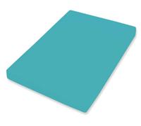 Bassetti Boxspring 9302294 - Lenzuolo con angoli elasticizzati in tinta unita Petrol D3/782, in cotone ed elastan, colore petrolio, dimensioni: 180 x 200 cm, 200 x 220 cm