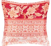 Bassetti CAPODIMONTE Federa per letto in 100% raso di cotone in corallo R1, dimensioni: 40 x 40 cm - 9328342