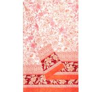 Bassetti CAPODIMONTE Foulard in 100% cotone, colore corallo R1, dimensioni: 270 x 270 cm - 9328381