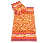 Bassetti Como - Telo doccia in cotone, 70 x 140 cm, colore: Arancione