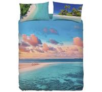 Bassetti completo copripiumino Imagine Paesaggi e città in alta definizione matrimoniale 250 x 200 + 40 compreso sotto lenzuolo e due federe articolo (SOGNO)