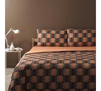 Bassetti Completo Copripiumino Set Letto Copripiumone Singolo Una Piazza, Cotone Double Face, Sacco con Lenzuolo Sotto con Angoli e Federa Globes M1