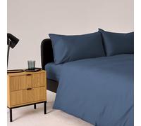 Bassetti COMPLETO COPRIPIUMINO SINGOLO, BLU, 100% COTONE, 155X200