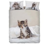 Bassetti Completo Copripiumino UNA PIAZZA E MEZZA 200x200+40 Stampa digitale ad alta definizione (BIRBA)