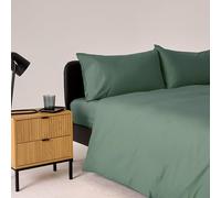 Bassetti COMPLETO COPRIPIUMINO UNA PIAZZA E MEZZO, SALVIA, 100% COTONE, 200X200