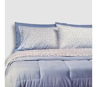 Bassetti completo lenzuola invernali in Flanella di cotone LOBELIA C1