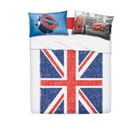 Bassetti Completo Lenzuola Matrimoniale Imagine Union Jack