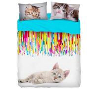 Bassetti Completo lenzuolo copriletto matrimoniale Imagine in Stampa digitale ad alta definizione articolo (Foto 05 MIAO)