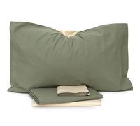 Bassetti Completo letto lenzuola pop color Matrimoniale Singolo e piazza e mezza Tinta Unita Double (V9 Camuflage, Matrimoniale)