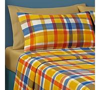 Bassetti Completo Letto Matrimoniale 100% Cotone Morbido Soffice (Dublin Orange)