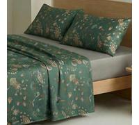 Bassetti Completo Letto Matrimoniale 100% Cotone Morbido Soffice (Sikar Salvia)