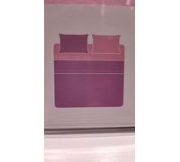 Bassetti Completo Letto Matrimoniale, Pop Color Double, Lenzuola, 100% cotone, Glicine, 240 x 280