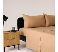 Bassetti Completo Letto Una Piazza E Mezzo, Corda, 100% Cotone, 180X280 cm, Set Lenzuola, Parure, Lavabile In Lavatrice, Lenzuolo Sopra, Lenzuolo Sotto Con Angoli, Federa