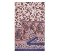 Bassetti, Copridivano grande collezione Granfoulard, sciarpa per divano in cotone, vari usi (copriletto, picnic, tenda, tovaglia), dimensioni 180 x 270 cm, Genoa 41