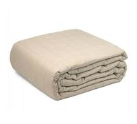 Bassetti Trapuntino Piazza e Mezza Primaverile Estivo 90 gr/mq in Cotone, Copriletto Trapuntato Letto Piazza e Mezza 220x260cm (Fumo)