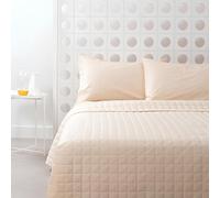 Bassetti Copriletto Trapuntato Letto Singolo Pop Color 170x260 cm - 100% Cotone con Imbottitura Anallergica - Tinta Unita - OEKO-TEX® - Made in Italy (Avorio)