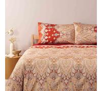 Bassetti Copripiumino matrimoniale Granfoulard in Sateen extra fine 250x210+40 + 2 federe 50x80 + lenzuolo sotto con angoli 175x200 (174R Isolabella R1)