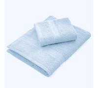 Bassetti Dream - Set Asciugamani Da Bagno Viso e Bidet Coppia Asciugamani da Bagno con Ospite 430 g/mq | 60x110 cm + 40x60 cm | (AZZURRO)