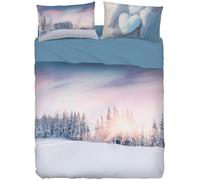 Bassetti Extra Completo Letto copriletto con Balza applicata Matrimoniale stampa digitale alta definizione (LEEX220)