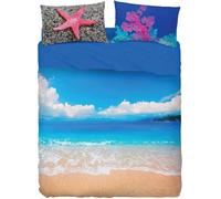 Bassetti Extra Completo Letto copriletto con Balza applicata Matrimoniale stampa digitale alta definizione (LEEX230)