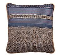 Bassetti Federa per cuscino Granfoulard Roccaraso B1, in 100% cotone, colore blu, con chiusura lampo, dimensioni: 40 x 40 cm, 9324049