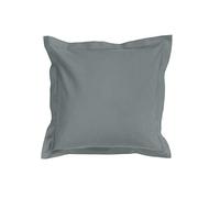 Bassetti - Federa per cuscino, in cotone, 40 x 40 cm, colore: Antracite